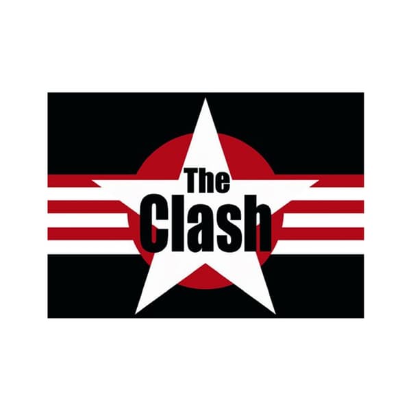 The Clash Stars & Stripes Postcard Black/White/Red One Size