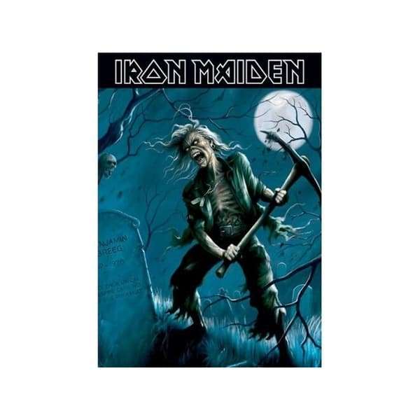 Iron Maiden Benjamin Breeg Postcard Blue/Black One Size