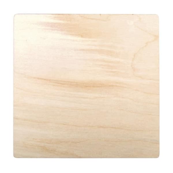 Trävykort, FSC Mix Credit, natur, 14,8x14,8x0,3cm, tab.-påse 2st