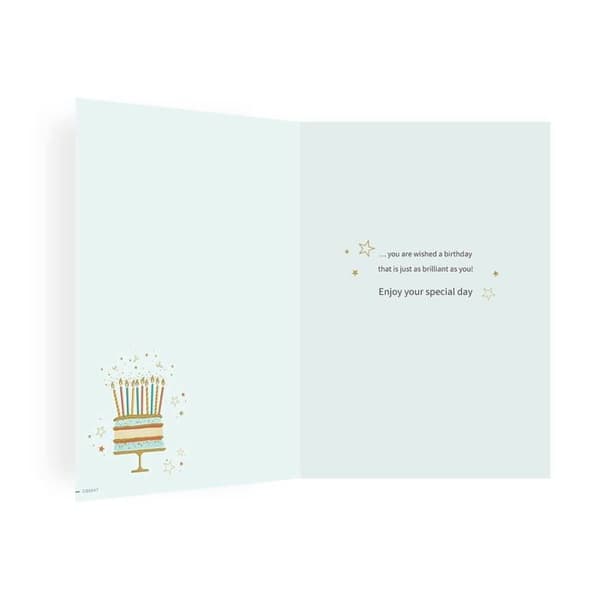 Regal publishing - C80947 - Klassiskt födelsedagskort, medium, 9" x 6"