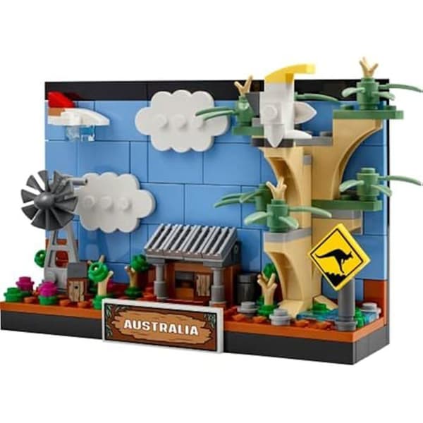 3D-vykort - LEGO - Australien 40651 - Från 7 år - Dekorativt - Turistpresent