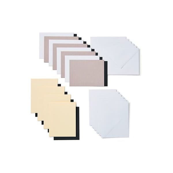 Dubbla kort med inlägg - Cricut - Joy - 12 kort - 10,7 cm x 13,9 cm - 3D-effekt