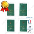 Miniatyrbild 1 av 4: TD® 10-pack DIY gratulationskort handgjorda kreativa retro special metall bronzing papper julkort slumpmässigt skicka