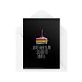 Miniatyrbild 1 av 4: Gratulationskort - födelsedagskort - Anteckningskort med tunga i persika - TIPCARDSCBH1215