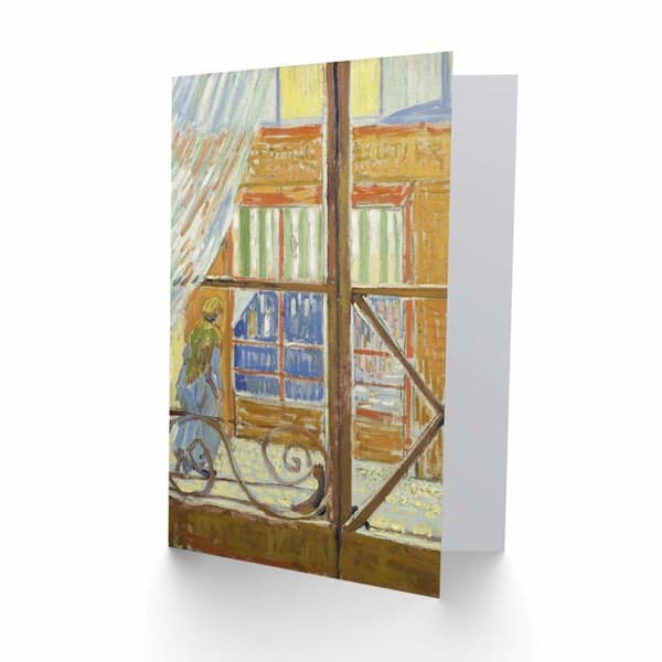 Artery8 - CPPDG1117 - Vincent Van Gogh Utsikt över en slaktarebutik Konsthälsningskort plus kuvert Tomt inifrån