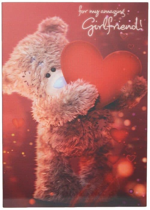 Me to you - A93MZ007 - Red Teddy Bear 3D-födelsedagskort