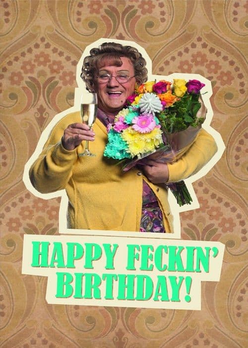 Danilo-kampanjer - MB037 - Mrs Browns Boys Födelsedagskort - Födelsedagskort för pojke