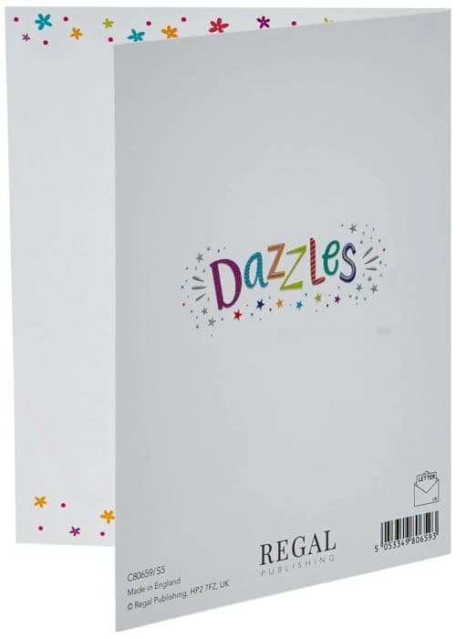 Regal publishing C80659 Fabulous Friend Modern födelsedagskort, 8" x 6"