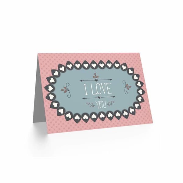 Wee blue coo - CL1605 - Kort Voeux Romance Valentin Orne Coeur Love