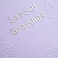 Miniatyrbild 4 av 4: Hallmark - ECM25563654 - Grattiskort för födelsedag i braille för mormor - Scentur design