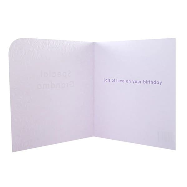 Hallmark - ECM25563654 - Grattiskort för födelsedag i braille för mormor - Scentur design