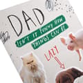 Miniatyrbild 4 av 4: Hallmark - ECM25539277 - Humoristiskt grattiskort för pappa Design Hur saker kan vara Mångfärgade