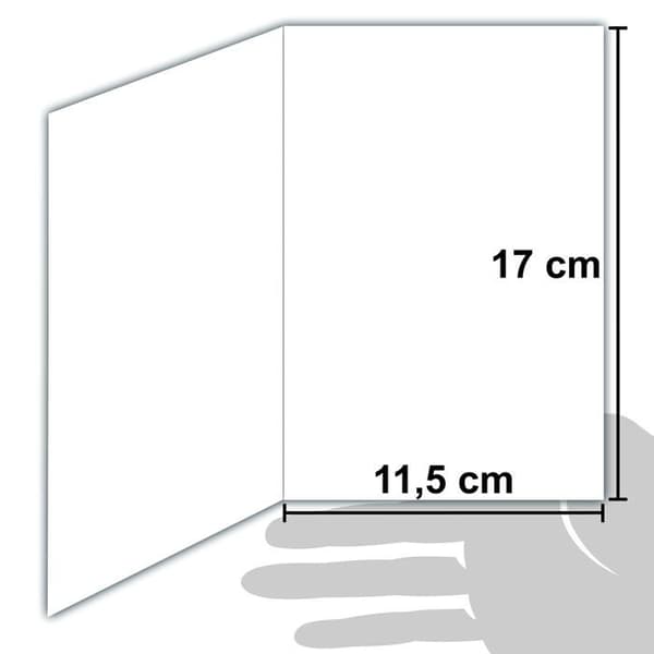 Afie - 69-7054 - Luftballongspensionskort med förgyllningsformat 12 x 17,5 cm med vitt kuvert