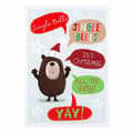 Miniatyrbild 1 av 2: Hallmark - 25446982 - Julkort med inskription på engelska "Jingle Bells" Storlek M