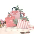 Miniatyrbild 1 av 4: Mokio - DDD-097 - ® Pop-Up Shopping Kort, 3D Presentkort för en shoppingtur, Grattiskort till födelsedag