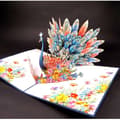 Miniatyrbild 4 av 6: Färgglad påskkort, kreativ 3D pop-up-kort, grattiskort för födelsedag, bröllop, mors dag