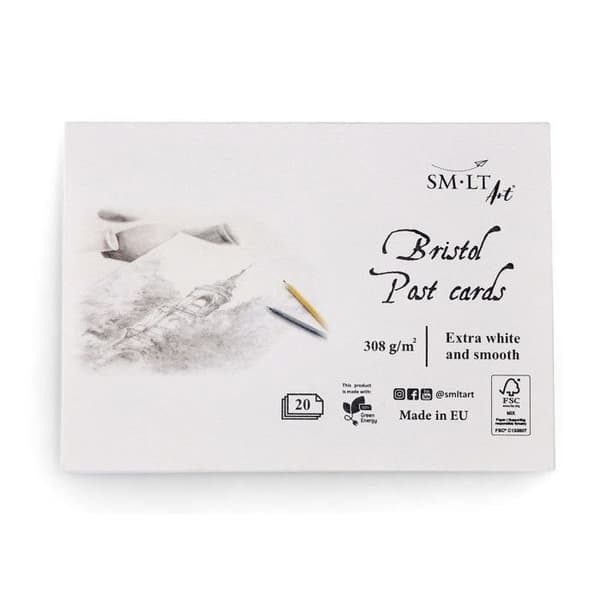 Kartor Postales SM-LT Ultra-smooth Papper 10,5x15 cm 20 ark 308g/m²