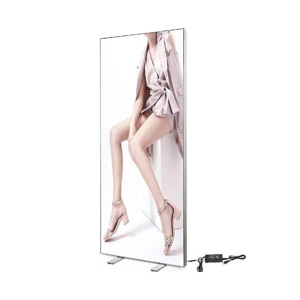 86x201cm LED-bakgrundsbelyst affischram, stor exponering, hållbar, bred använing