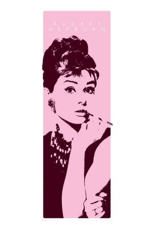 Poster - Audrey Hepburn - Cigarello (dörraffisch) -