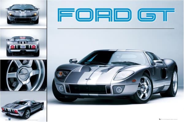Ford GT (grå) - Classic car