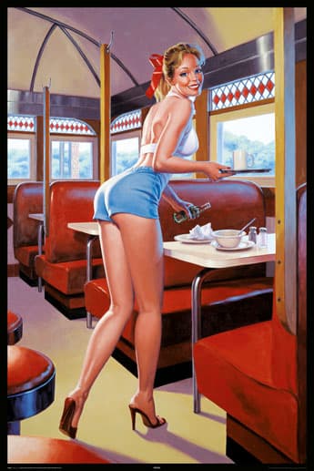 Diner Woman - Hildebrandt Pin-Up