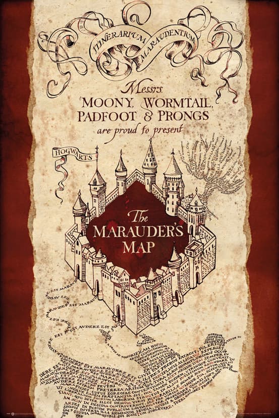Harry Potter - Marauders map