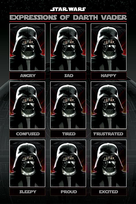 Star Wars - Expressions of Darth Vader