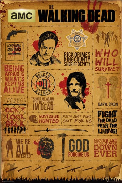 The Walking Dead - Infographic