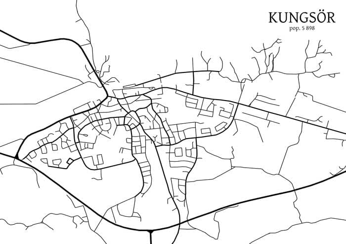 Kungsör Karta