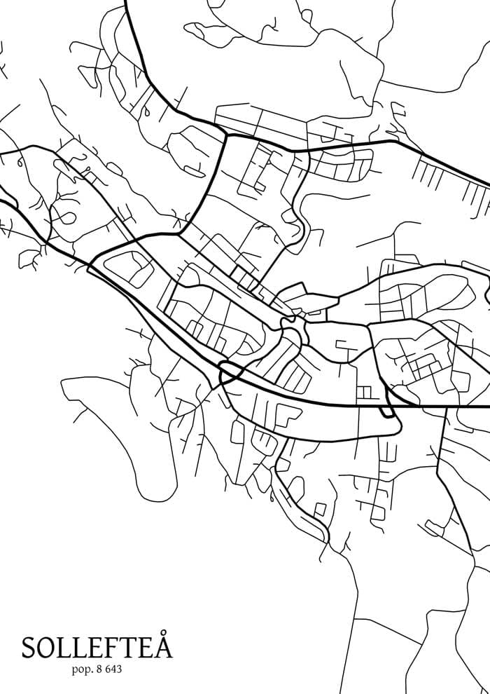 Sollefteå Karta