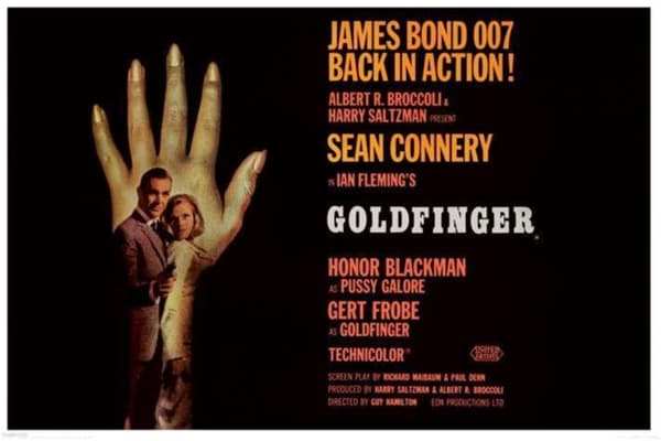 James Bond 007 - Gold Finger - One Sheet
