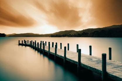 Wooden Landing Jetty - Brygga i solsken