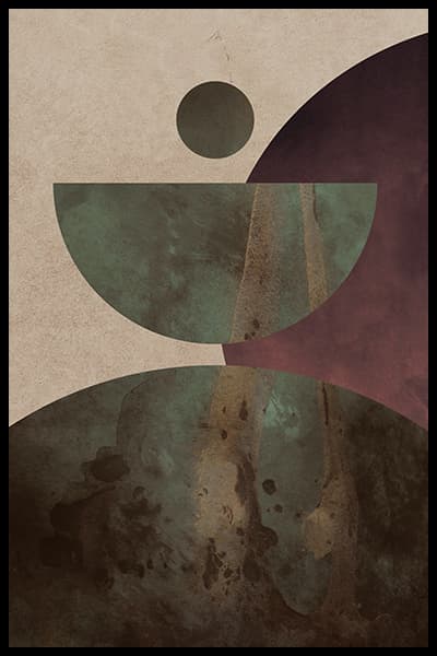 Abstract Shapes Poster