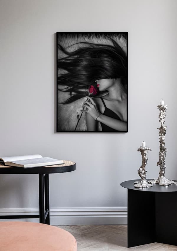 Red Rose No2 Poster