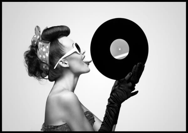 Vinyl Lady Plakat