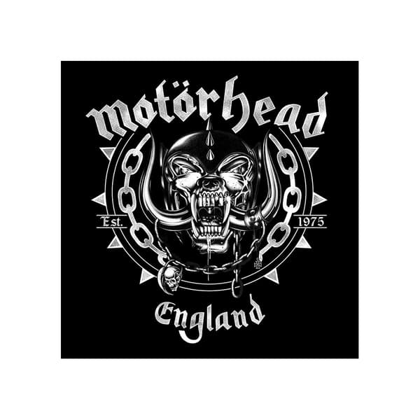 Motorheads England Canvas Print Black/White One Size