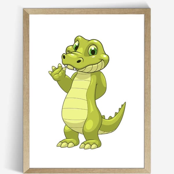 Plakat - Safari Krododille