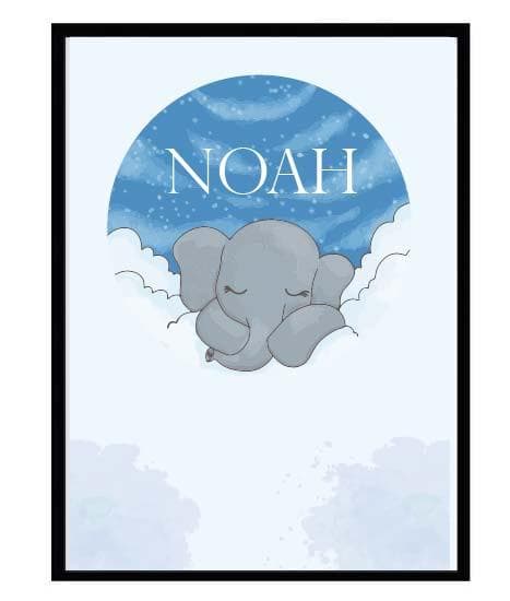 Poster namn Noah Elefant Barn
