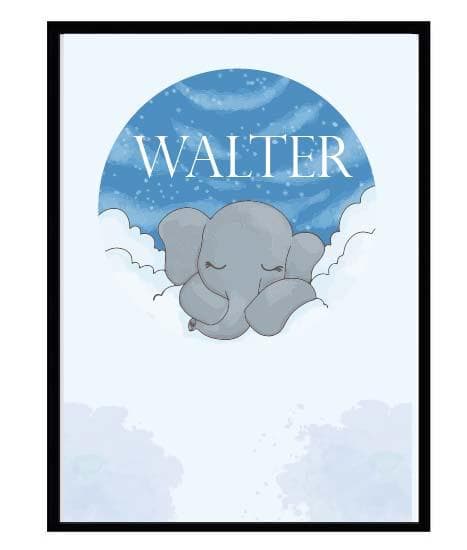 Poster namn Walter Elefant Barn