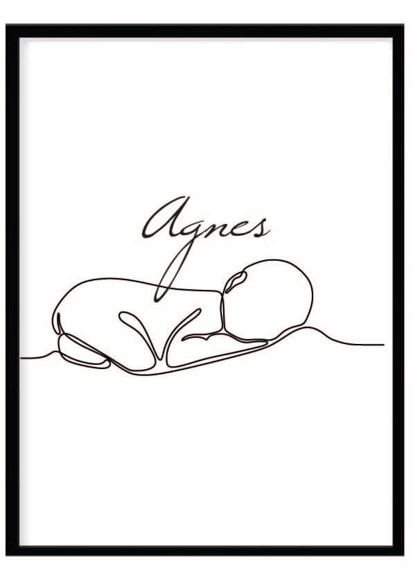 Poster namn Agnes Barn