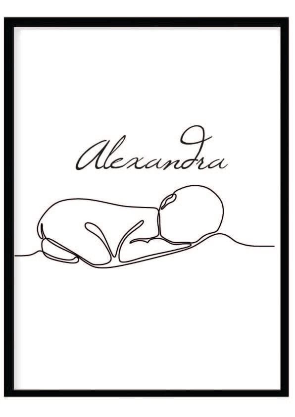 Poster namn Alexandra Barn