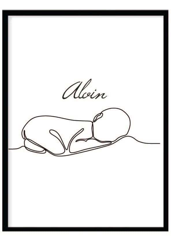 Poster namn Alvin Barn