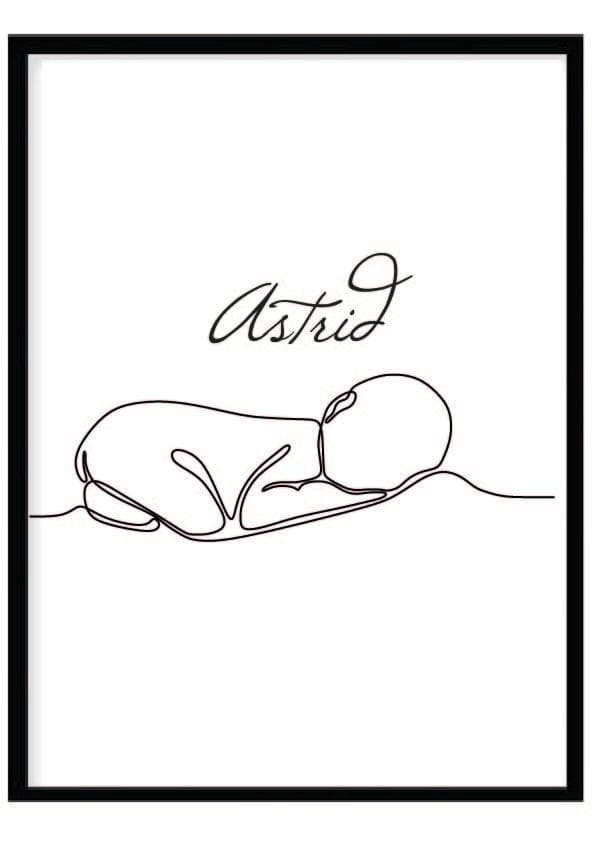 Poster namn Astrid Barn