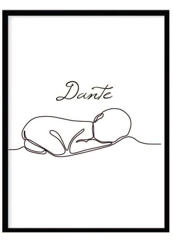 Poster namn Dante Barn