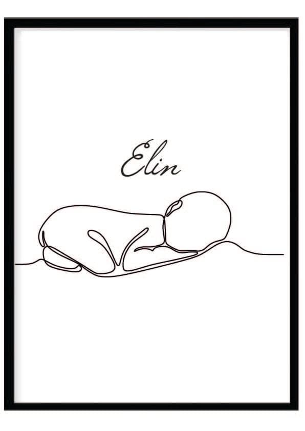 Poster namn Elin Barn