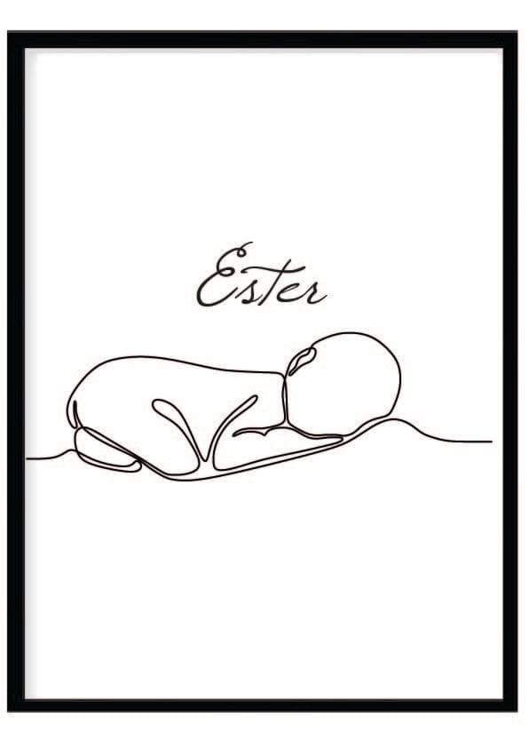 Poster namn Ester Barn