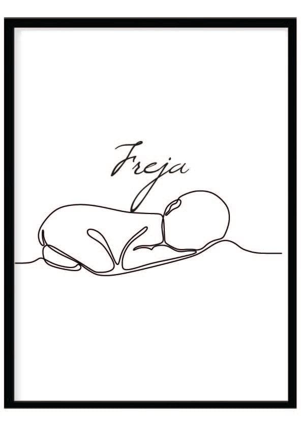 Poster namn Freja Barn