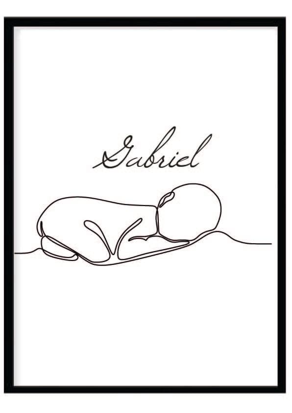 Poster namn Gabriel Barn