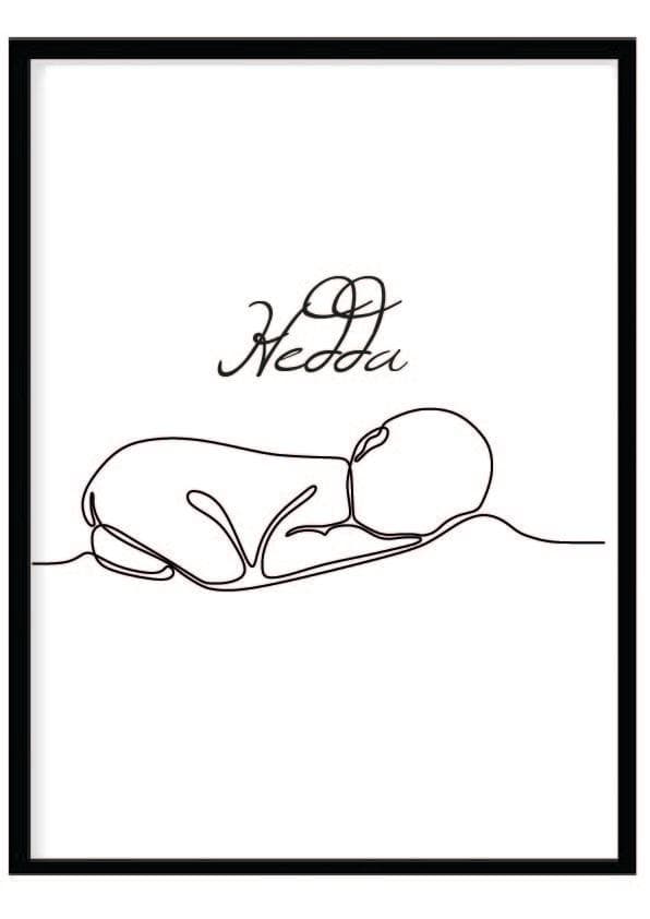 Poster namn Hedda Barn