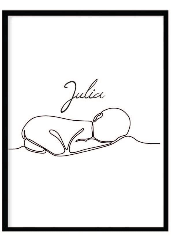 Poster namn Julia Barn